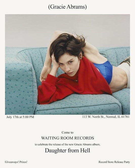 GRACIE ABRAMS LISTENING PARTY! July 17th at 5pm!