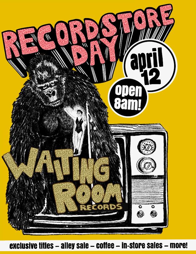 RSD 2025 at Waiting Room Records! April 12th 8am to 7pm!