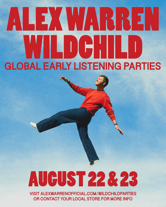 ALEX WARREN LISTENING PARTY! August 22nd at 5pm!