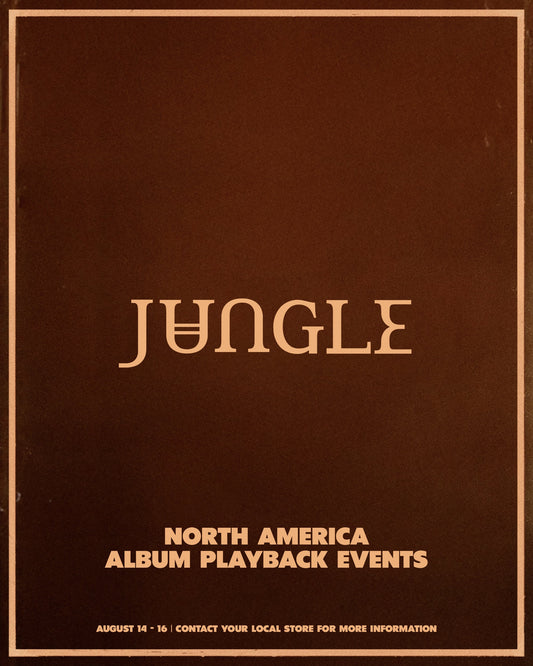 JUNGLE LISTENING PARTY! August 14th at 5pm!