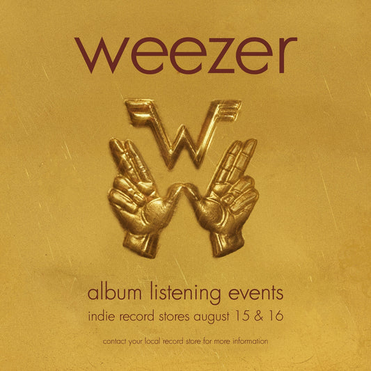 WEEZER LISTENING PARTY! August 15th at 5pm!