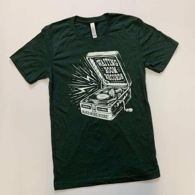 Waiting Room Records Turntable T-Shirt