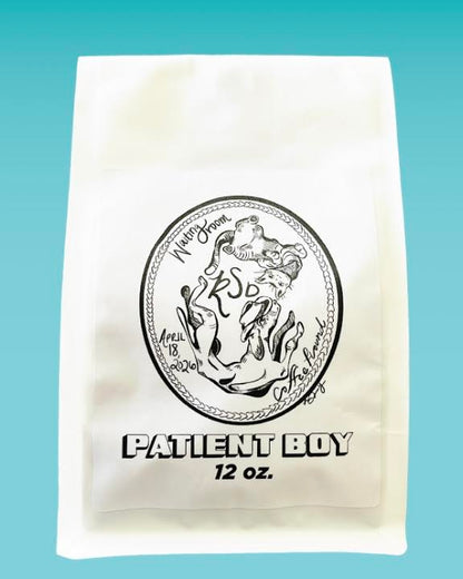 *LOCAL PICK-UP ONLY* Waiting Room Records x Coffee Hound RSD '26 "Patient Boy" Roast + Tote Bag + Sticker Bundle