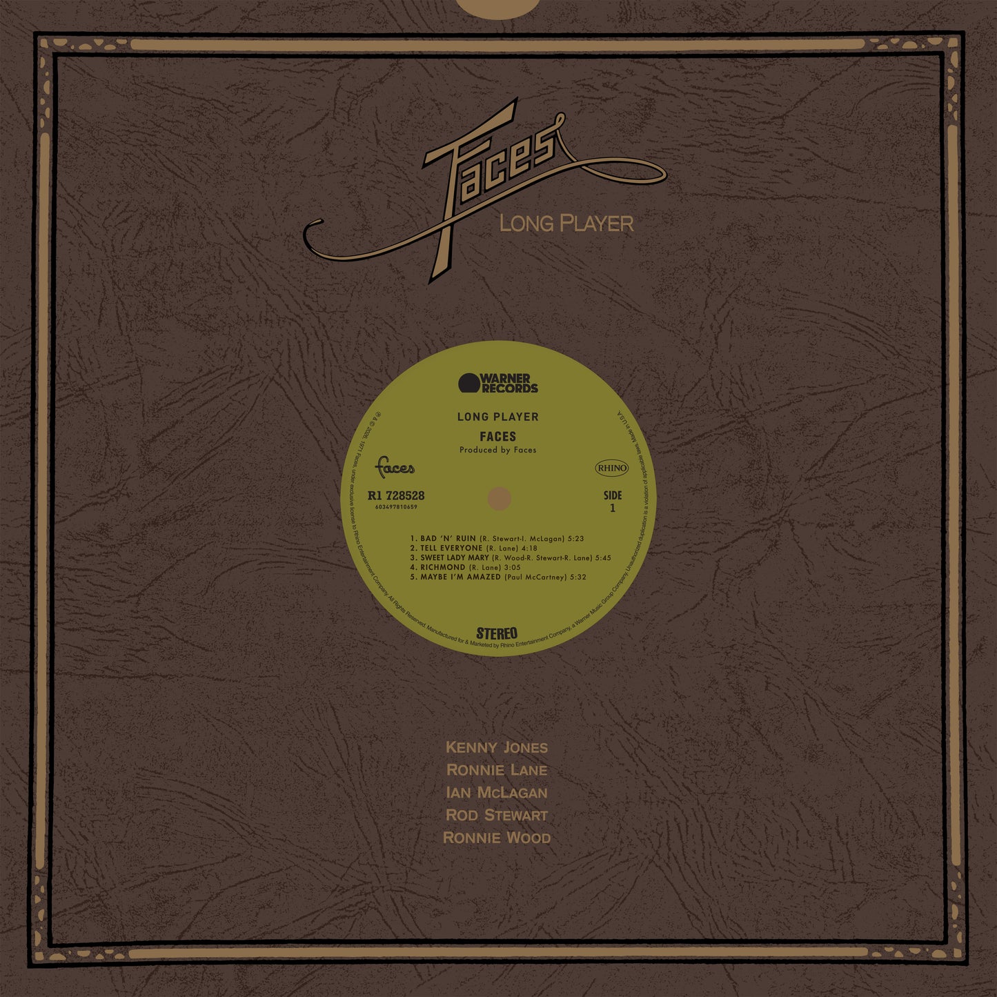 Faces - Long Player (SYEOR26) PREORDER OUT 1/9