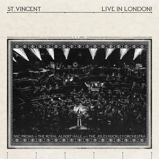 St. Vincent & Jules Buckley- Live In London! (BBC Proms At The Royal Albert Hall) PREORDER OUT 7/10