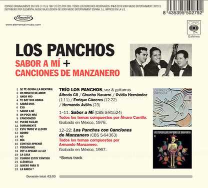 Los Panchos - Sabor A Mi + Canciones De Manzanero