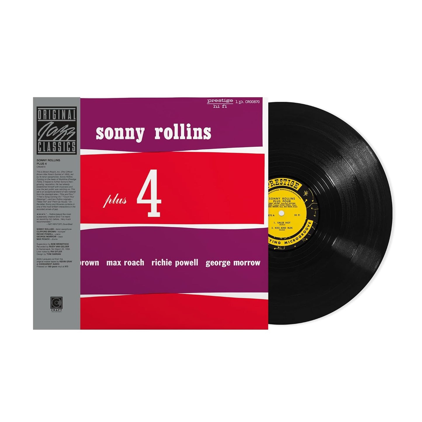 Sonny Rollins- Plus 4 (Original Jazz Classics Series)