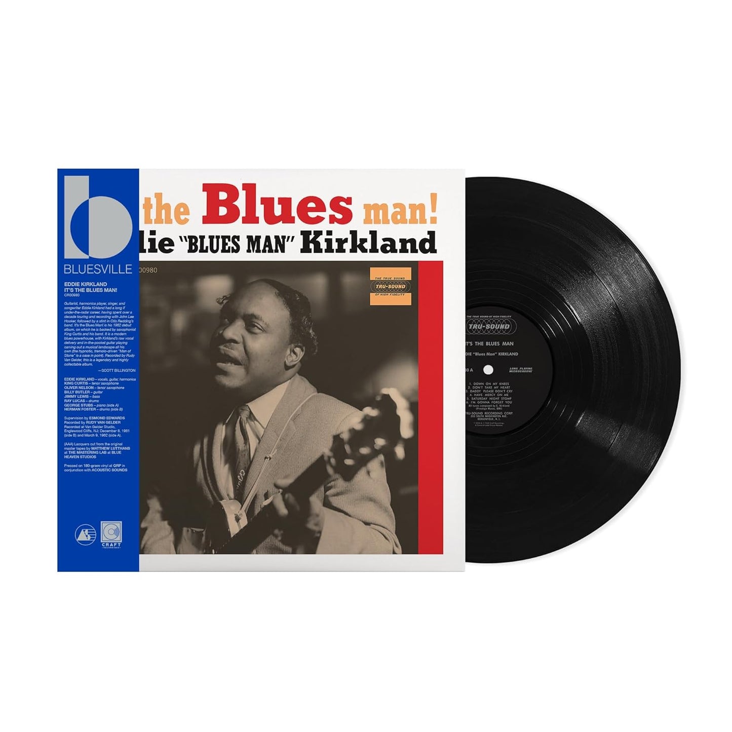 Eddie Kirkland- It’s The Blues Man! (Bluesville Acoustic Sounds Series)