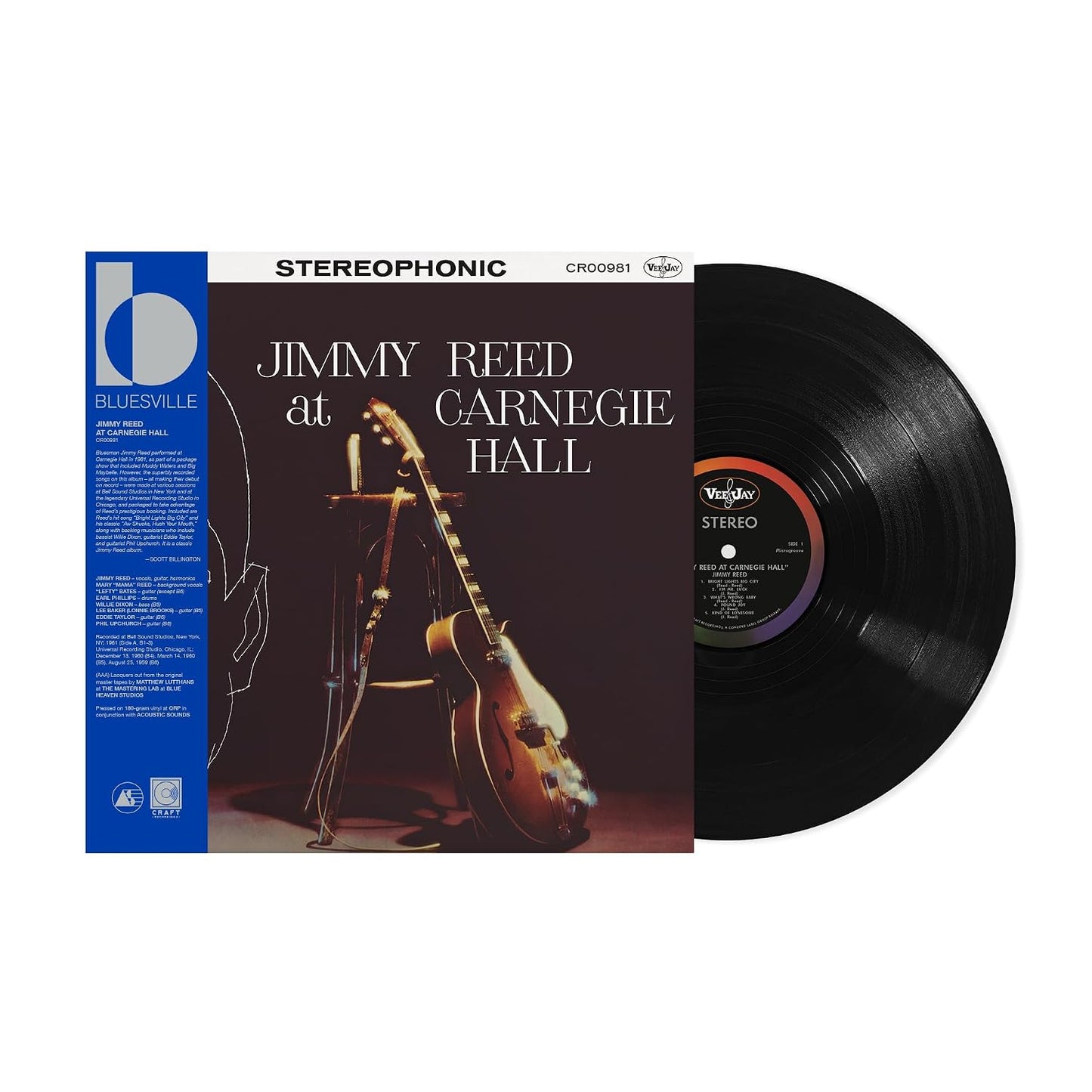 Jimmy Reed- Jimmy Reed At Carnegie Hall (Bluesville Acoustic Sounds Series)