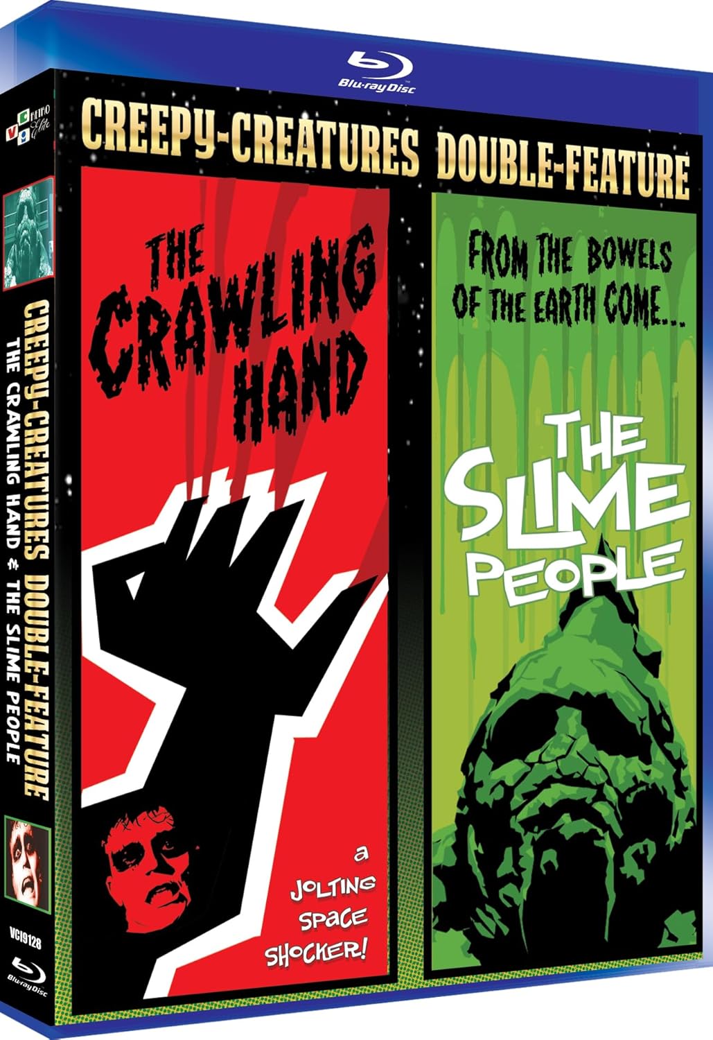 Motion Picture [Various]- Creepy-Creature Double-Feature (The Slime People + The Crawling Hand)