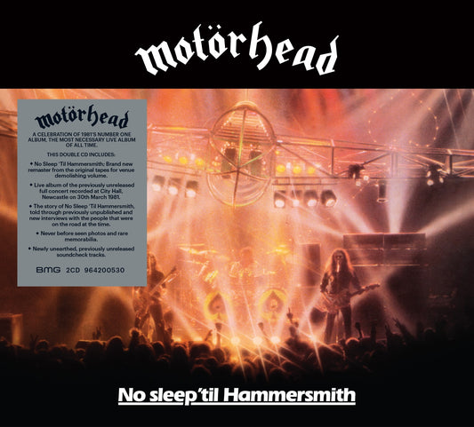 Motörhead - No Sleep 'Til Hammersmith (40th Anniversary) PREORDER OUT 1/30