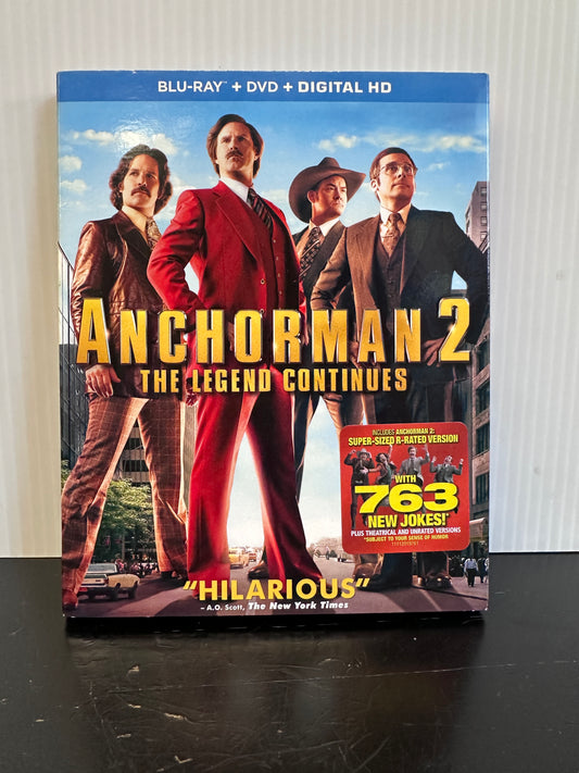 Motion Picture: Anchorman 2: The Legend Continues [USED Blu Ray]