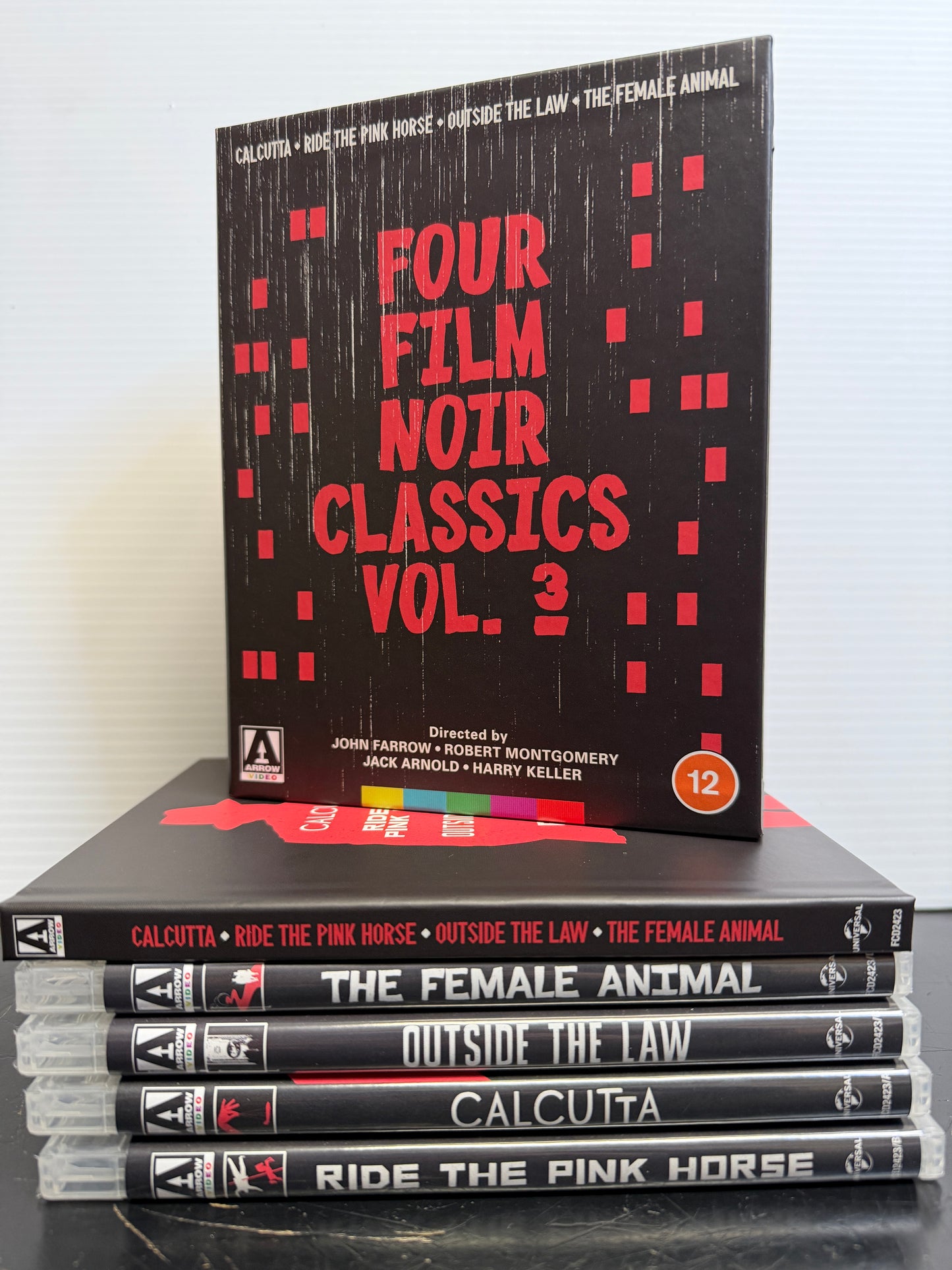 Motion Picture- Four Film Noir Classics Vol. 3 (Calcutta / Ride the Pink Horse / Outside the Law / The Female Animal)