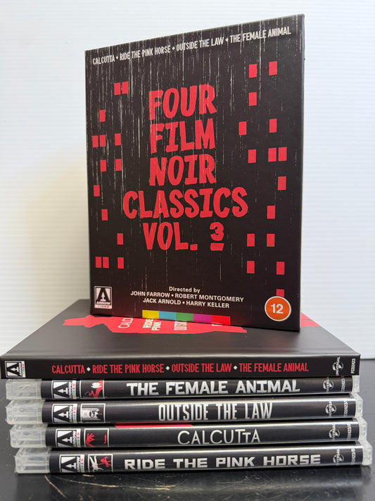 Motion Picture- Four Film Noir Classics Vol. 3 (Calcutta / Ride the Pink Horse / Outside the Law / The Female Animal)