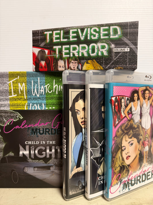 Motion Picture- Televised Terror vol. 1: Are You in the House Alone?, Calendar Girl Murders, Child in the Night [USED Blu-Ray]