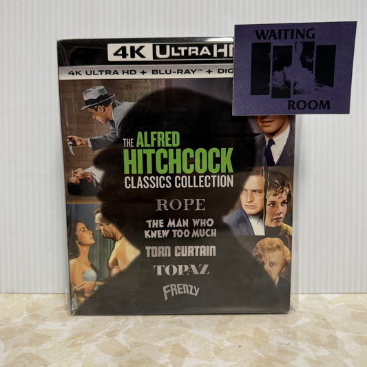 Motion Picture- The Alfred Hitchcock Classics Collection (4k UHD) (Rope / The Man Who Knew Too Much / Torn Curtain / Topaz / Frenzy) [USED Blu-ray]