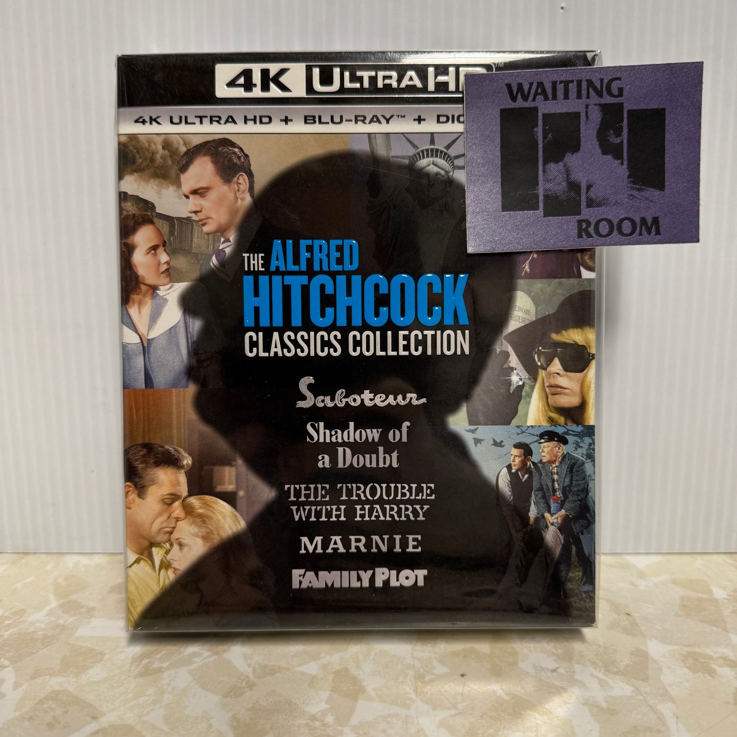 Motion Picture- The Alfred Hitchcock Classics Collection (4k UHD) (Saboteur / Shadow of a Doubt / The Trouble with Harry / Marnie / Family Plot) [USED Blu-ray]