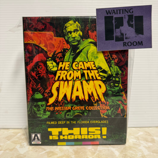 Motion Picture [v/a]- He Came from the Swamp: The William Grefé Collection (Sting of Death / Death Curse of Tartu / The Hooked Generation / The Psychedelic Priest / The Naked Zoo / Mako: Jaws of Death / Whiskey Mountain) [USED Blu-ray]