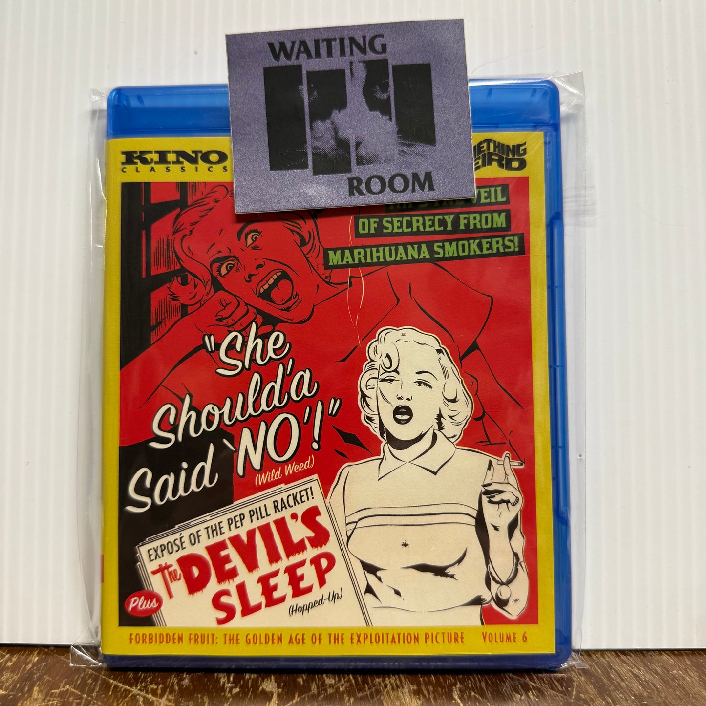Motion Picture [V/A]- She Shoulda Said 'No'! / The Devil's Sleep (Forbidden Fruit: The Golden Age of the Exploitation Picture, Vol. 6) [USED Blu-ray]