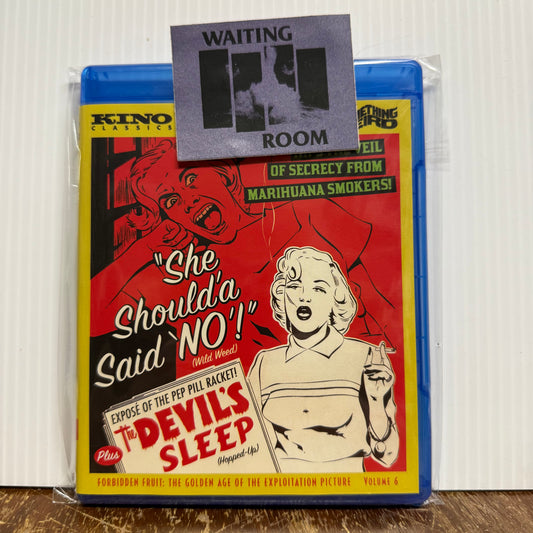 Motion Picture [V/A]- She Shoulda Said 'No'! / The Devil's Sleep (Forbidden Fruit: The Golden Age of the Exploitation Picture, Vol. 6) [USED Blu-ray]