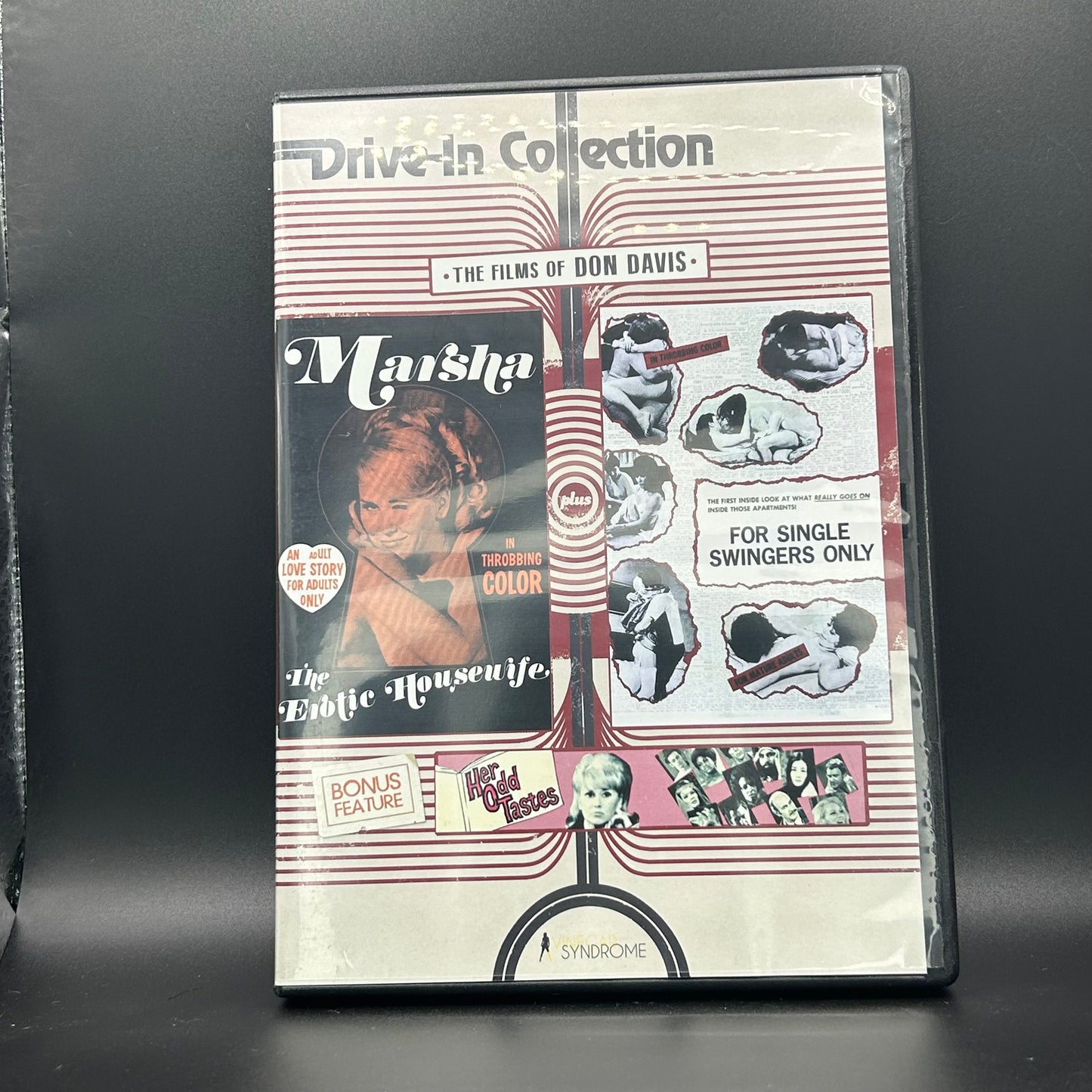 Motion Picture [V/A]- Marsha: The Erotic Housewife / For Single Swingers Only / Her Odd Tastes (the films of don davis) [USED DVD]