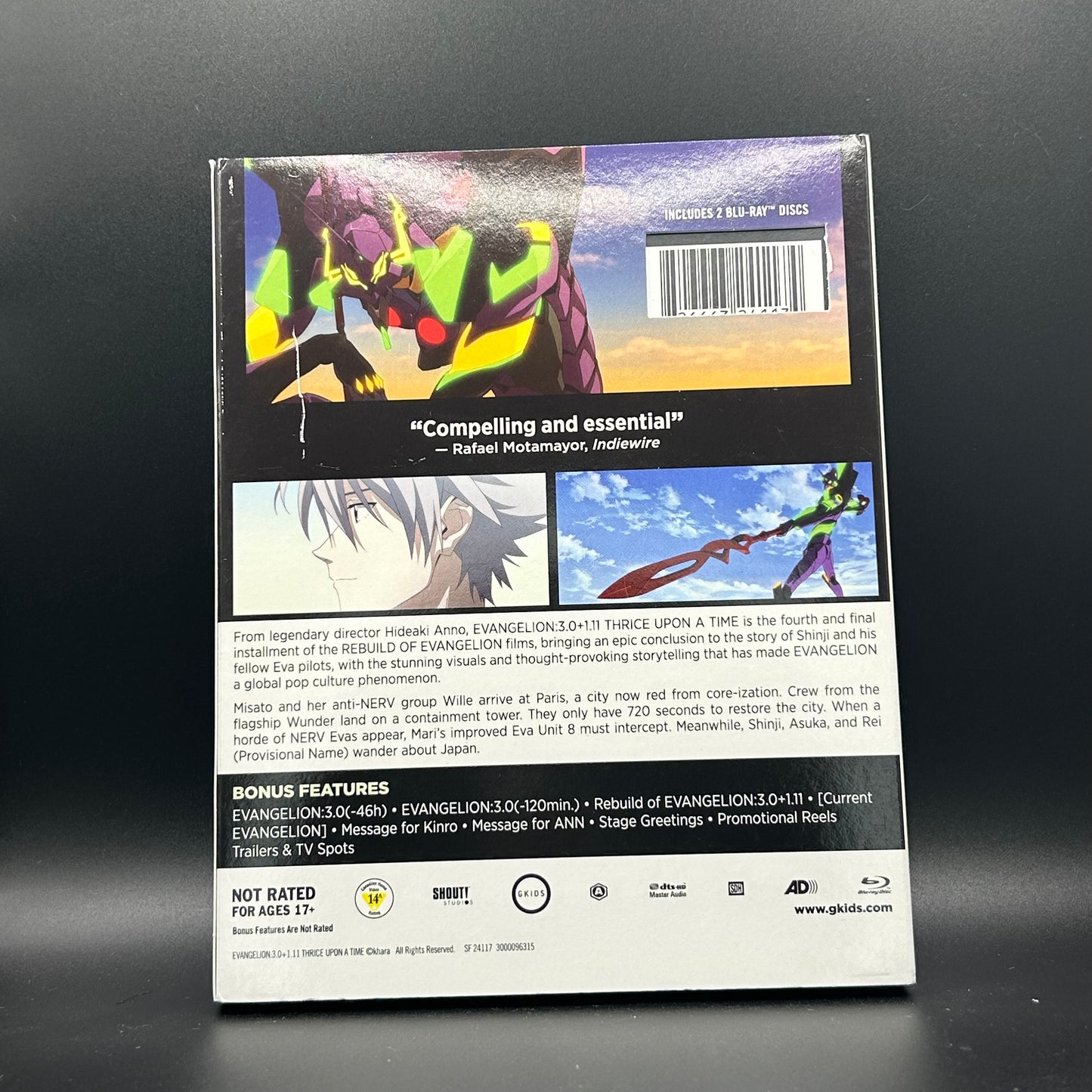 Motion Picture- Evangelion: 3.0+1.11 Thrice Upon a Time [USED Blu-ray]