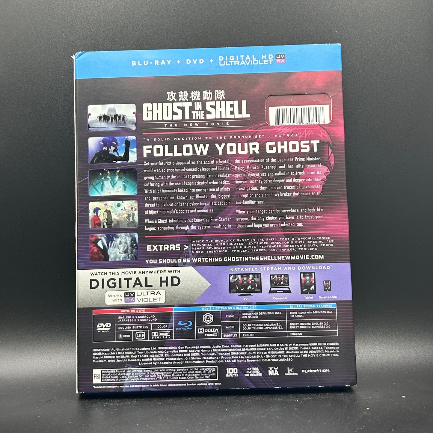 Motion Picture- Ghost in the Shell: The New Movie [USED Blu-ray]