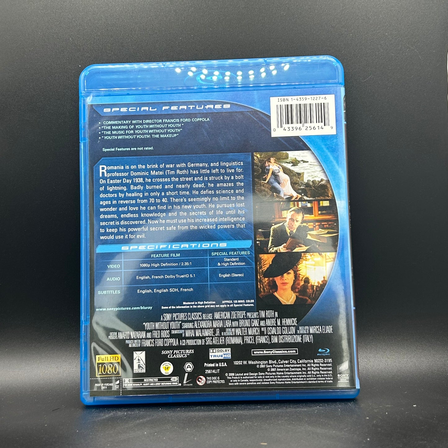 Motion Picture- Youth Without Youth [USED Blu-ray]