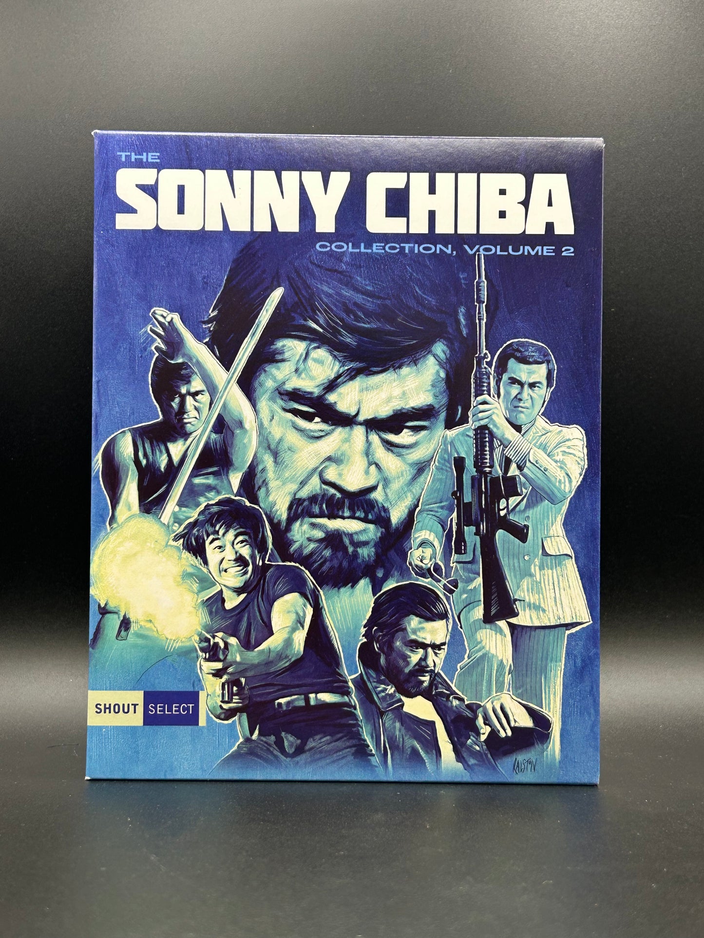 Motion Picture [V/A]- The Sonny Chiba Collection: Volume 2 (The Defensive Power of Aikido / 13 Steps of Maki / Karate Warriors / Great Okinawa Yakuza War / Karate for Life / Golgo 13: Assignment Kowloon / The Okinawa War of Ten Years) [USED Blu-ray]