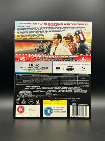 Motion Picture- Easy Rider (4k UHD) (50th Anniversary Edition) [USED Blu-ray]