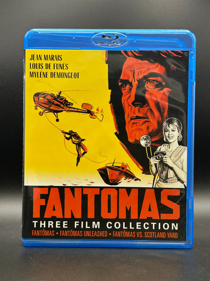 Motion Picture [V/A]- Fantomas 1960s Collection (Fantomas / Fantomas Unleashed / Fantomas vs. Scotland Yard) [USED Blu-ray]