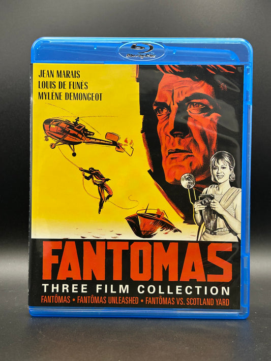 Motion Picture [V/A]- Fantomas 1960s Collection (Fantomas / Fantomas Unleashed / Fantomas vs. Scotland Yard) [USED Blu-ray]