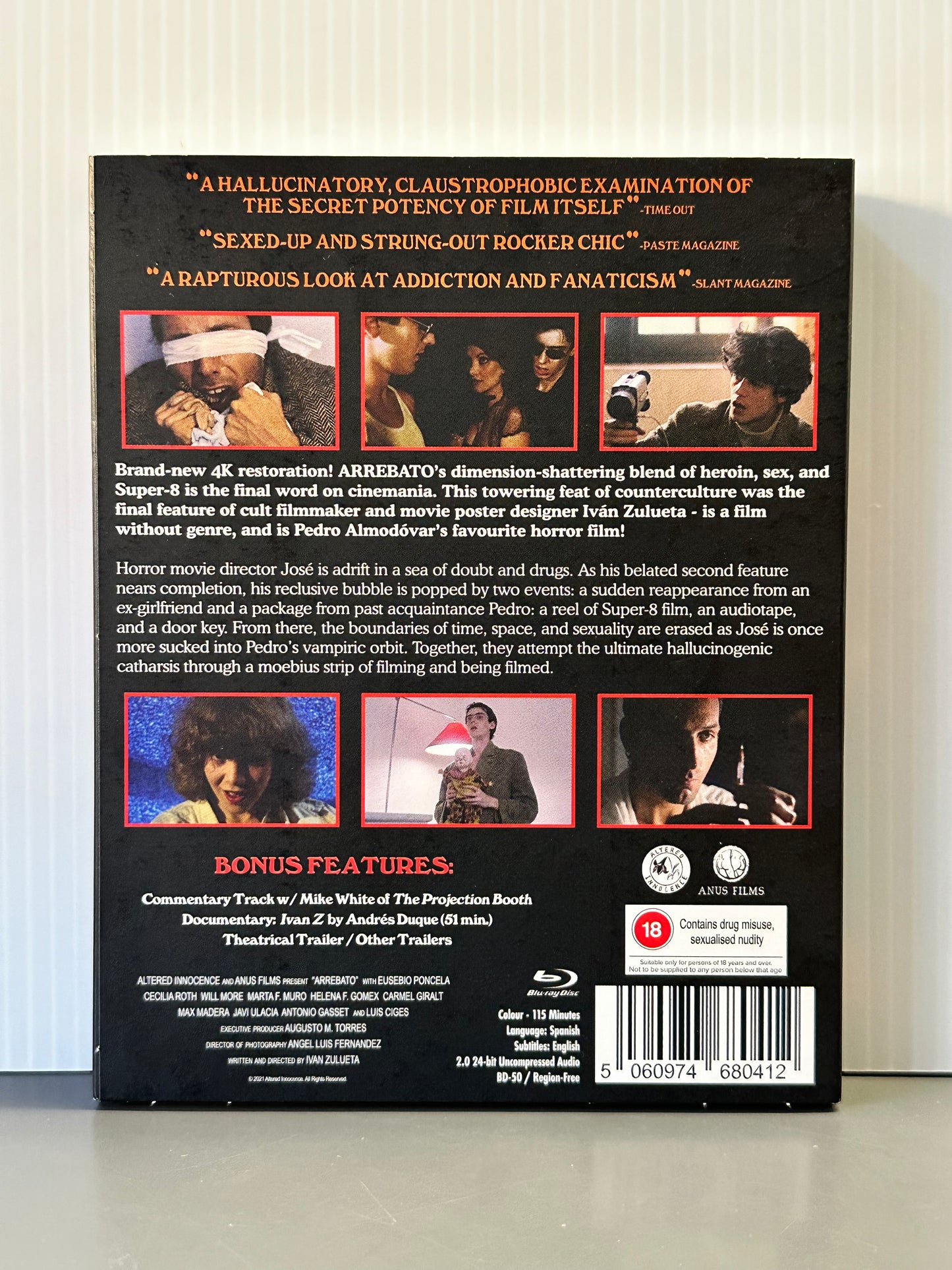 Motion Picture- Arrebato (Rapture) [USED Blu-ray]