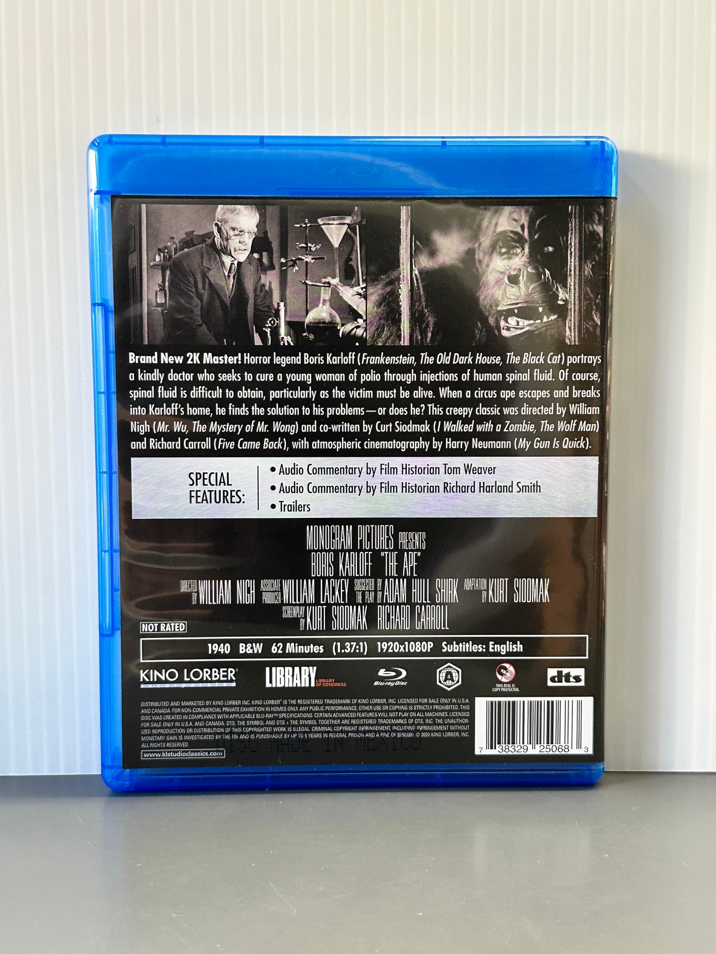 Motion Picture- The Ape [USED Blu-ray]
