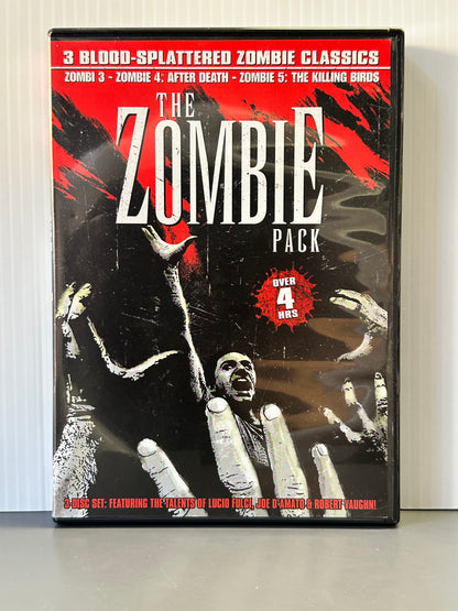 Motion Picture [V/A]- The Zombie Pack (Zombi 3 / Zombi 4: After Death / Zombi 5: Killing Birds) [USED DVD]