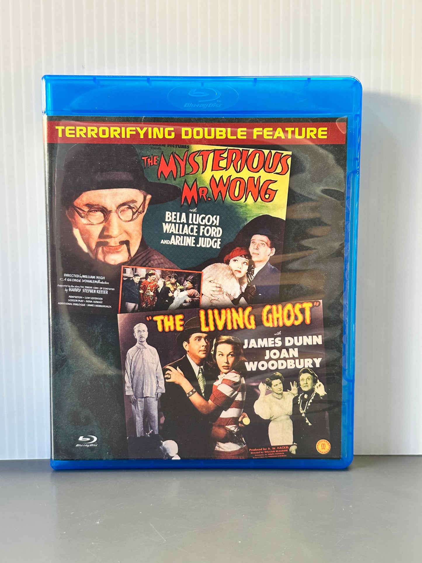 Motion Picture [Various]- The Mysterious Mr. Wong / The Living Ghost [USED Blu-ray]