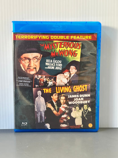 Motion Picture [Various]- The Mysterious Mr. Wong / The Living Ghost [USED Blu-ray]