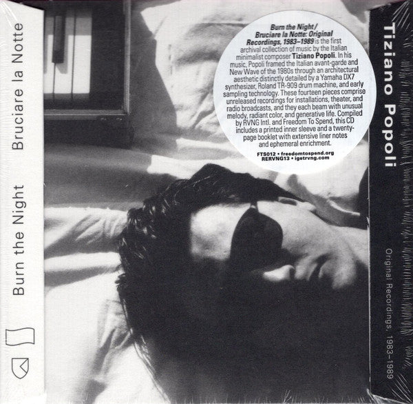 Tiziano Popoli- Burn the Night / Bruciare la Notte: Original Recordings, 1983–1989