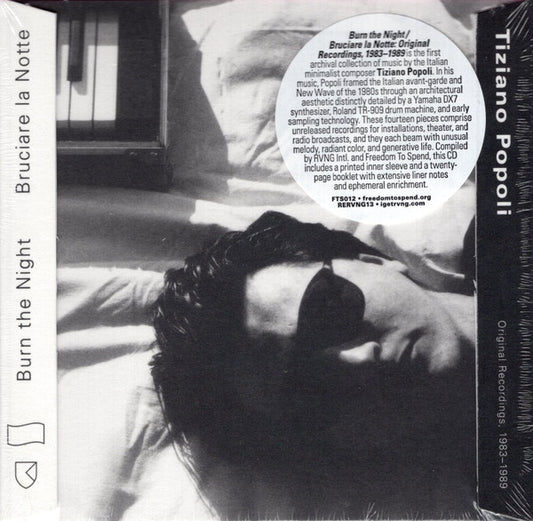 Tiziano Popoli- Burn the Night / Bruciare la Notte: Original Recordings, 1983–1989