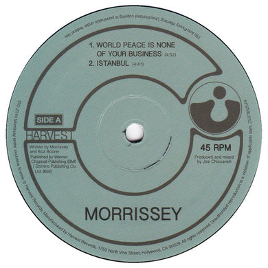 Morrissey- World Peace Is None Of Your Business