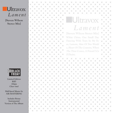 Ultravox- Lament [Steven Wilson Stereo Mix]