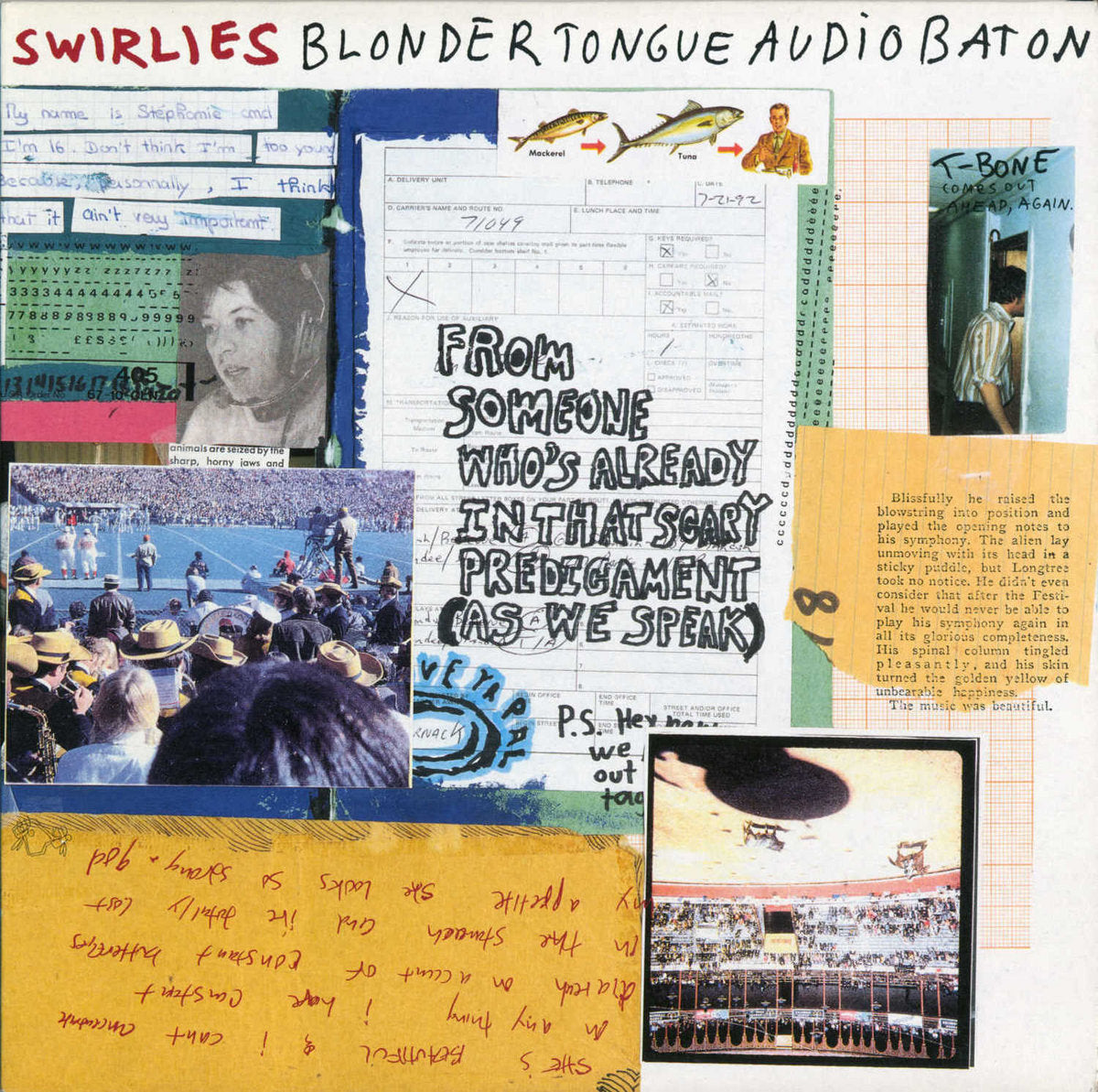 Swirlies- Blonder Tongue Audio Baton