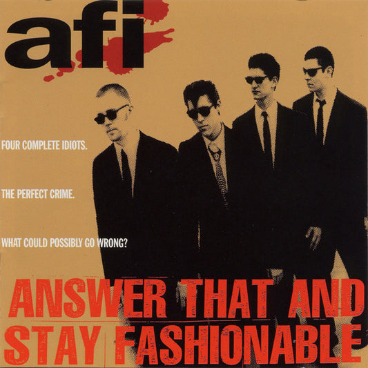 AFI- Answer That And Stay Fashionable