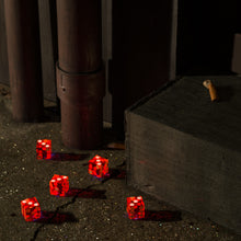 Load image into Gallery viewer, Bright Eyes- Five Dice, All Threes