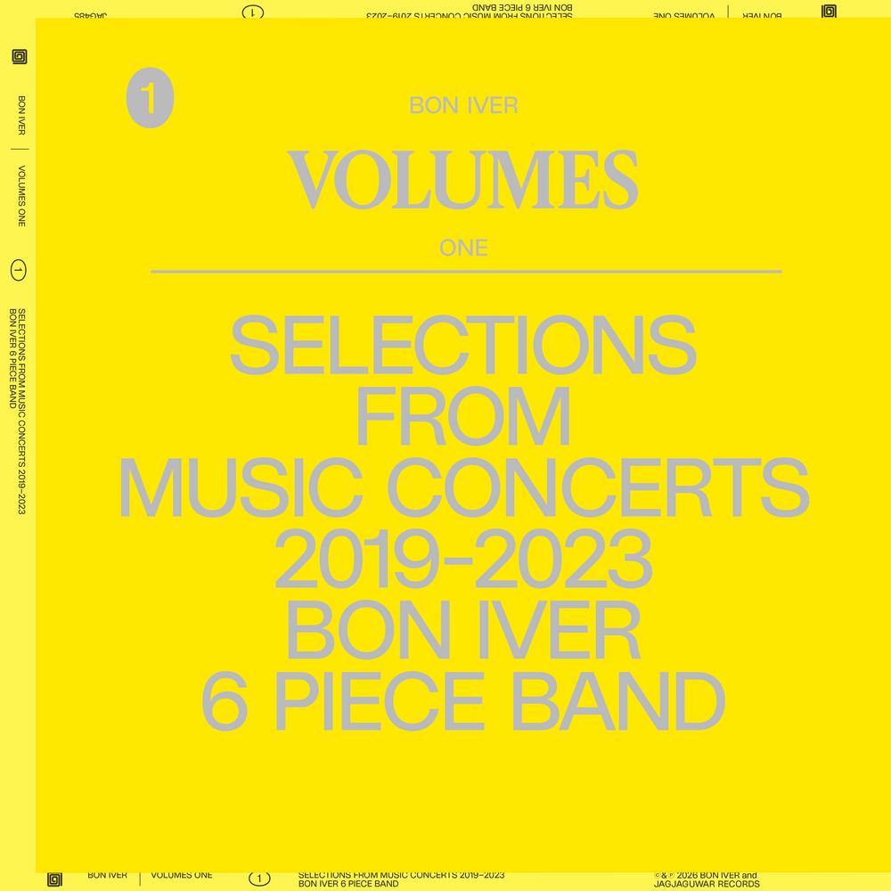 Bon Iver- Volumes: One (Selections From Music Concerts 2019-2023 Bon Iver 6 Piece Band) PREORDER OUT 4/3