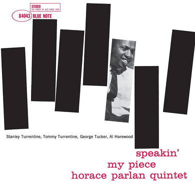 Horace Parlan- Speakin' My Piece (Blue Note Classic Vinyl Series)