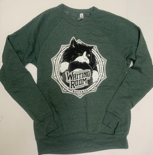 Waiting Room Records Truck the Cat Crewneck Sweatshirt